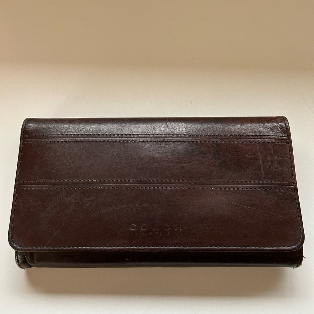 Coach Tribeca Leather Wallet